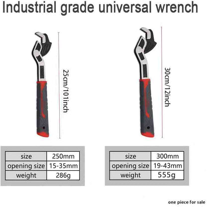 Self-Locking Pipe Wrench Set - Quick-Opening Multi-Model Grip For Fast Plumbing Repairs