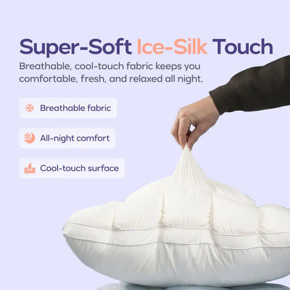 Sleep on a Cloud: The Ultimate Soft Quilted Puff Grid Pillow