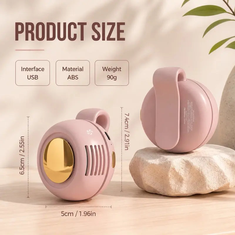 Clip-On Bladeless Fan - Hands-Free Cooling For Hot Days