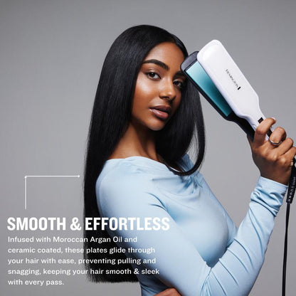 Hair Straightener – Shine Therapy Ceramic Technology For 86% More Glossy, Frizz-Free Hair