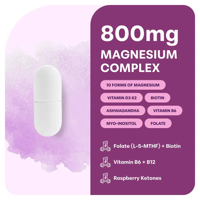 【Limited Time Buy 3 Get 1 Free】Magnesium Complex Capsules for Women