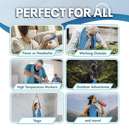 Cooling Towel – Instant Evaporative Cooling Technology For Fast Heat Relief