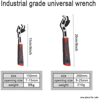 Self-Locking Pipe Wrench Set - Quick-Opening Multi-Model Grip For Fast Plumbing Repairs