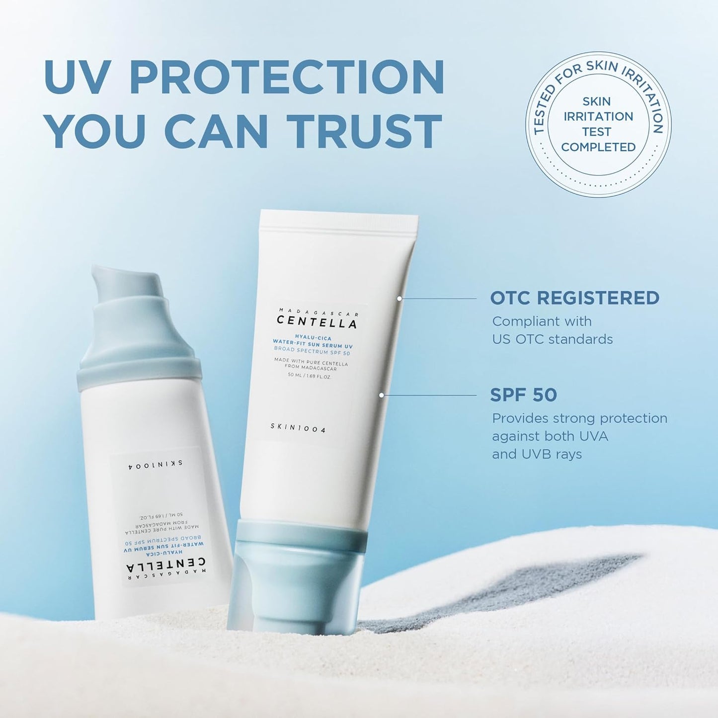 Hydrating Centella Water-Fit Sun Serum SPF50+