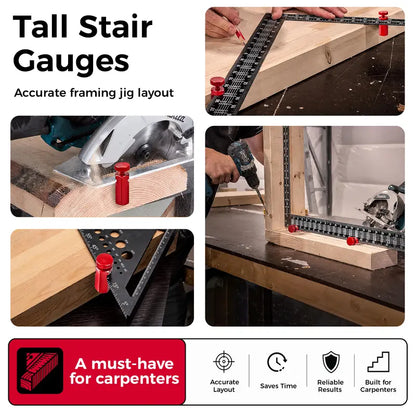 Precision Stair Layout Gauges – Perfect Cuts Every Single Time