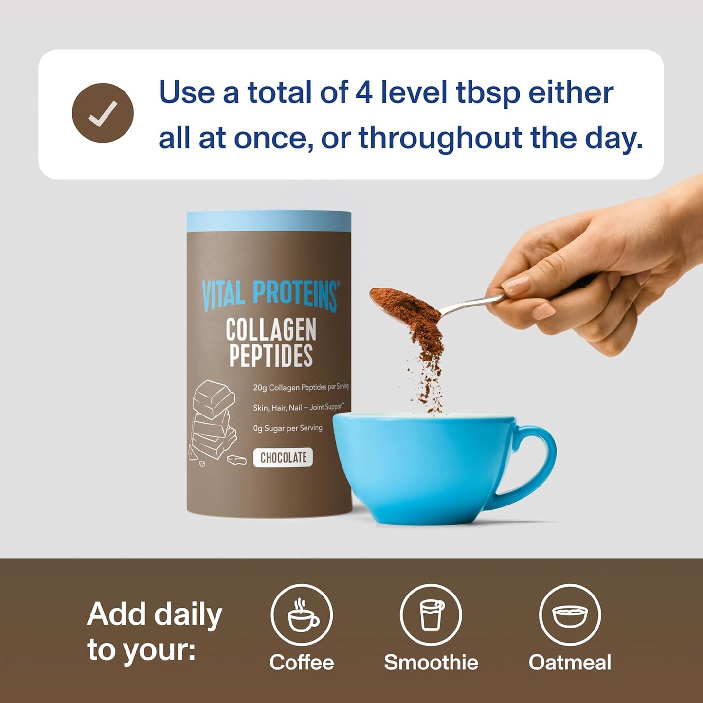 Delicious Chocolate Collagen for Glowing Skin & Strong Joints
