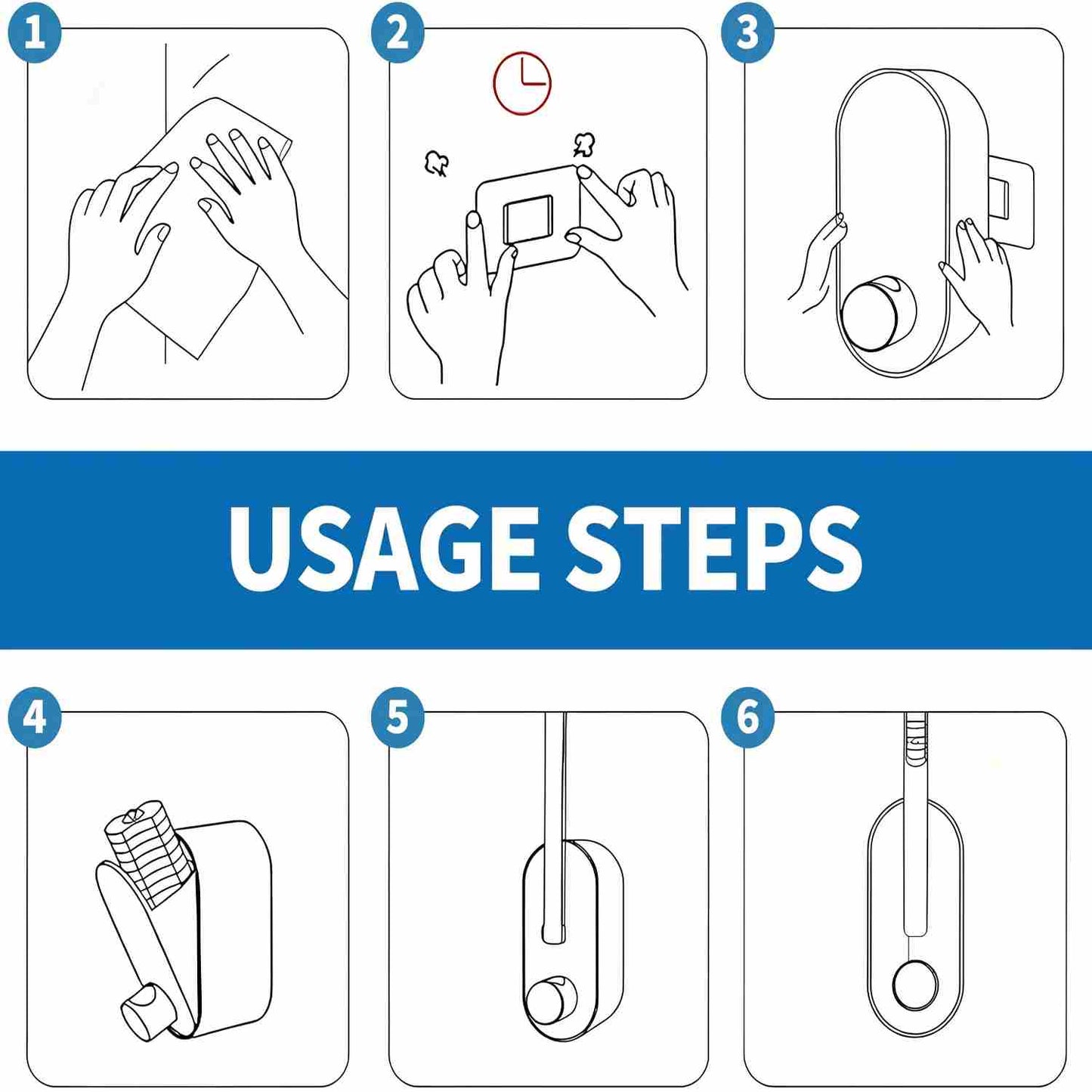 Disposable Toilet Brush Kit - Rotating No-Touch Head For Under-Rim Deep Cleaning