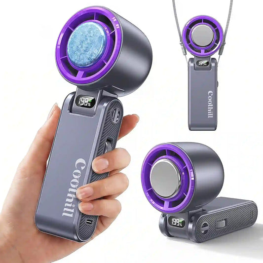 Portable High-Speed Fan – Instant Ice Cooling With 199 Wind Levels