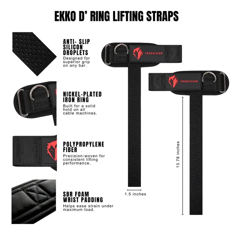 Weight Lifting Straps - Unlock Elite Grip, Crush Every Heavy PR Risk-Free