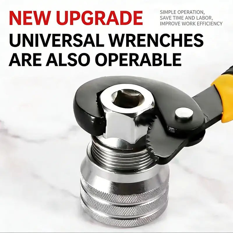 Universal Socket Wrench – Instantly Adapts To Any Size & Shape