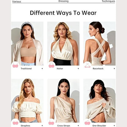Seamless Strapless Bra - Invisible Support That Stays In Place