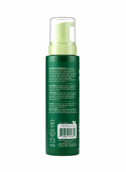 Instant Waterless Dog Shampoo Foam - Clean, Deodorize & Condition Without Water