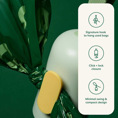 100% Leak-Proof Dog Poop Bag Dispenser with Strap
