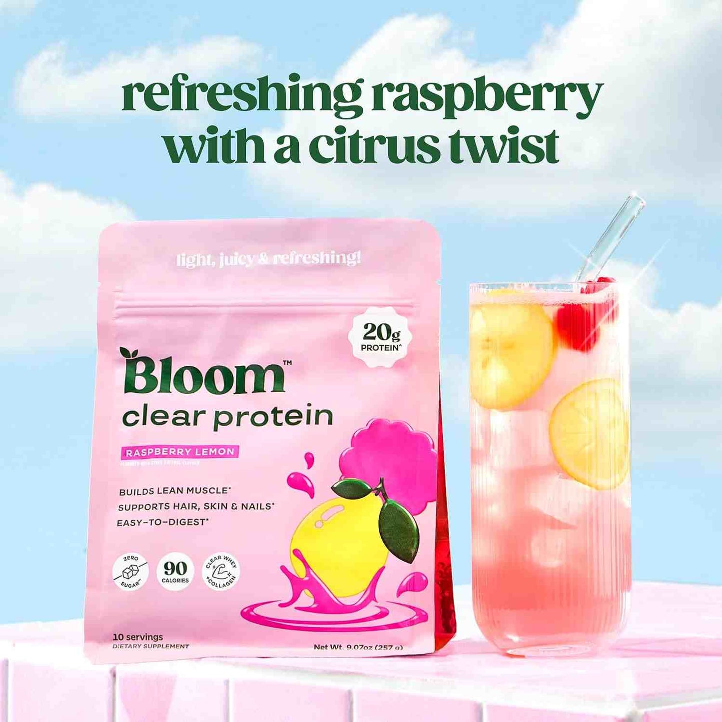Fuel Your Body with Light, Juice-Like Clear Whey Isolate & Collagen Protein